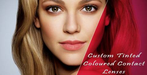 Custom Tinted Coloured Contact Lenses